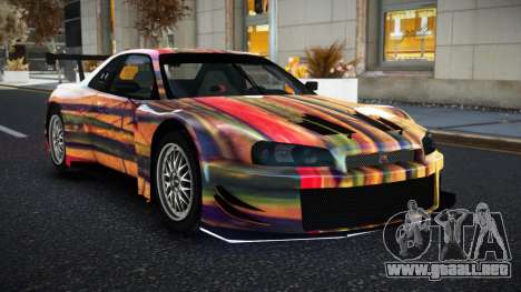 Nissan Skyline R34 YHL S11 para GTA 4