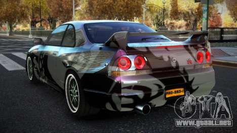 Nissan Skyline R33 Tixol S13 para GTA 4