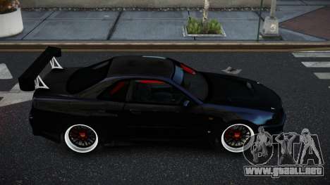 Nissan Skyline R34 Ujalo para GTA 4