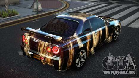 Nissan Skyline R34 JML S14 para GTA 4
