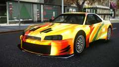 Nissan Skyline R34 YHL S8 para GTA 4