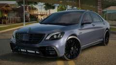 Mercedes-Benz S63 AMG W222 Full Black para GTA San Andreas