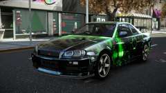 Nissan Skyline R34 JML S10 para GTA 4