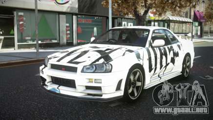 Nissan Skyline R34 JML S7 para GTA 4
