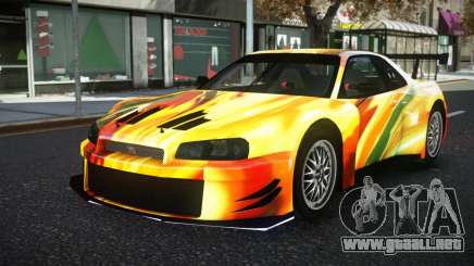 Nissan Skyline R34 YHL S8 para GTA 4