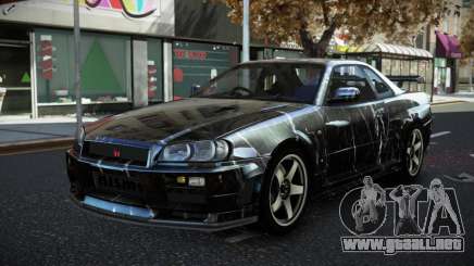 Nissan Skyline R34 JML S8 para GTA 4