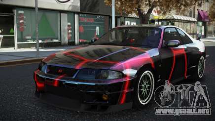Nissan Skyline R33 Tixol S6 para GTA 4