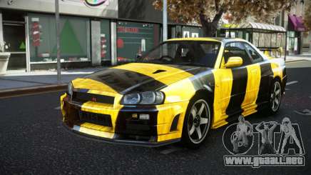 Nissan Skyline R34 JML S13 para GTA 4