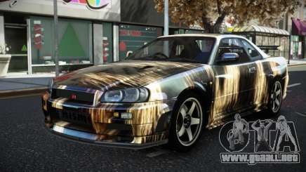 Nissan Skyline R34 JML S14 para GTA 4