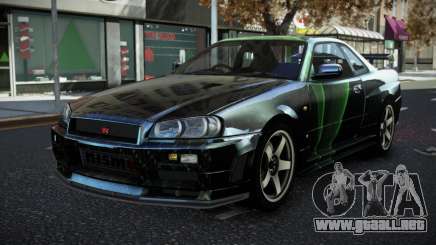 Nissan Skyline R34 JML S11 para GTA 4