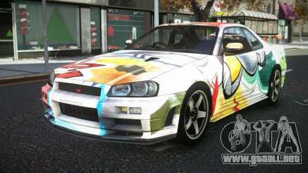 Nissan Skyline R34 JML S5 para GTA 4