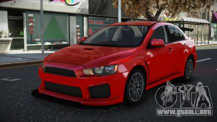 Mitsubishi Lancer Evo X Velcis para GTA 4
