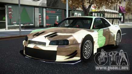Nissan Skyline R34 YHL S9 para GTA 4