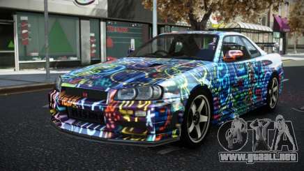 Nissan Skyline R34 JML S3 para GTA 4