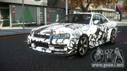 Nissan Skyline R34 JML S4 para GTA 4