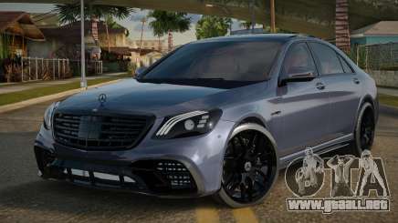 Mercedes-Benz S63 AMG W222 Full Black para GTA San Andreas