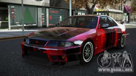 Nissan Skyline R33 Tixol S8 para GTA 4