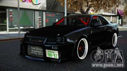 Nissan Skyline R34 Ujalo para GTA 4