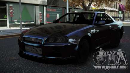Nissan Skyline R34 Minkuja para GTA 4