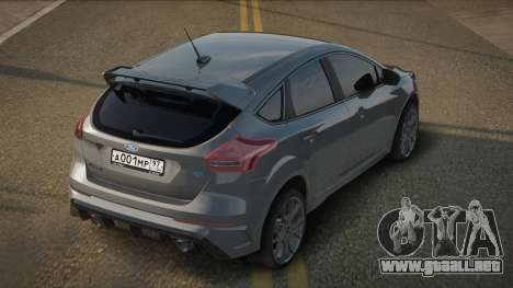 Ford Focus RS Gantin para GTA San Andreas