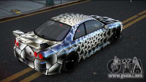 Nissan Skyline R33 Cogelria S5 para GTA 4