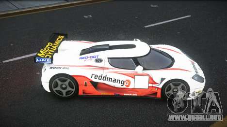 Koenigsegg CCGT Linal para GTA 4