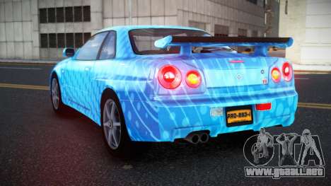 Nissan Skyline R34 Richtiny S7 para GTA 4