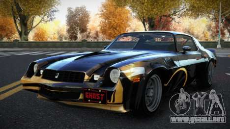 Chevrolet Camaro Z28 Vinlera S6 para GTA 4