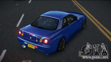 Nissan Skyline R34 Wegaquvuf para GTA 4