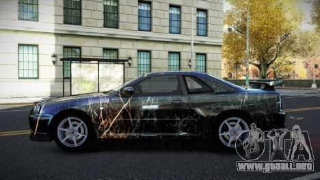 Nissan Skyline R34 Richtiny S8 para GTA 4