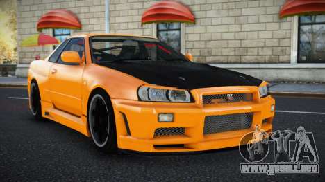 Nissan Skyline R34 Natiba para GTA 4