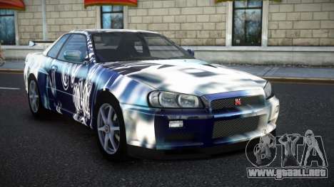 Nissan Skyline R34 Richtiny S12 para GTA 4