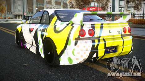 Nissan Skyline R33 Cogelria S7 para GTA 4