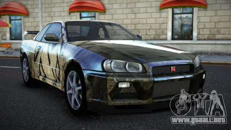 Nissan Skyline R34 Richtiny S2 para GTA 4
