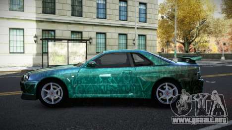 Nissan Skyline R34 Richtiny S5 para GTA 4