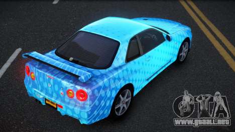 Nissan Skyline R34 Richtiny S7 para GTA 4