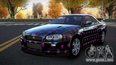 Nissan Skyline R34 Richtiny S3 para GTA 4