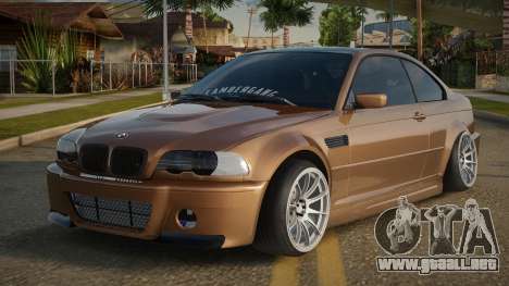 BMW M3 E46 Patjes para GTA San Andreas