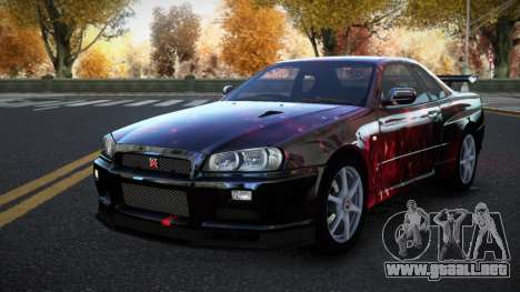 Nissan Skyline R34 Richtiny S10 para GTA 4
