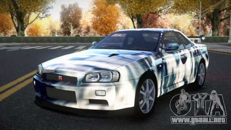 Nissan Skyline R34 Richtiny S12 para GTA 4