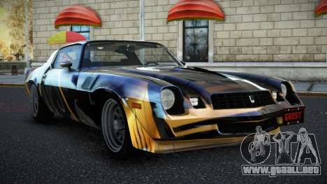Chevrolet Camaro Z28 Vinlera S6 para GTA 4