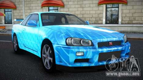 Nissan Skyline R34 Richtiny S7 para GTA 4