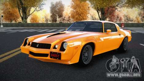 Chevrolet Camaro Z28 Vinlera para GTA 4