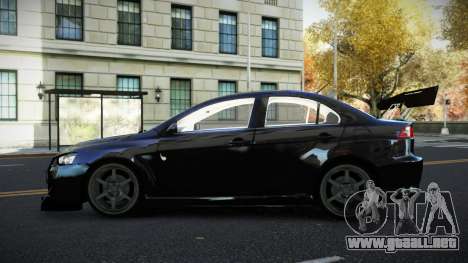 Mitsubishi Lancer Evolution X Vupabuwop para GTA 4