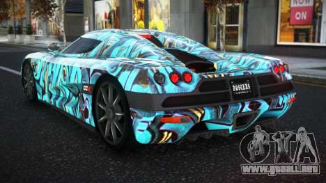 Koenigsegg CCX Vanlyn S3 para GTA 4