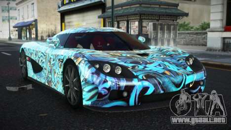 Koenigsegg CCX Vanlyn S3 para GTA 4