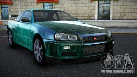 Nissan Skyline R34 Richtiny S5 para GTA 4