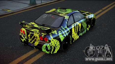 Nissan Skyline R33 Cogelria S8 para GTA 4