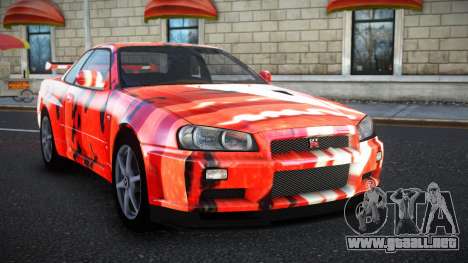 Nissan Skyline R34 Richtiny S14 para GTA 4