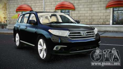 Toyota Highlander Puzipe para GTA 4